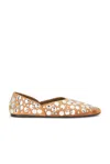 Khaite Jane Studded Leather Ballerina Flats In Multi