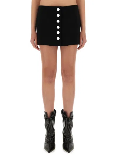 Khaite Jaxon Mini Skirt In Black