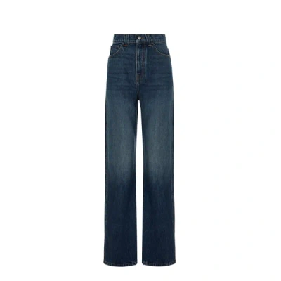 Khaite Straight-fit Jeans In Blue