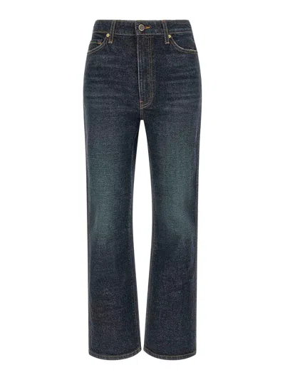 Khaite Jeans Acampanados - Azul