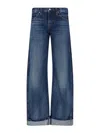 Khaite Karo Barrel-leg Jeans In Multi