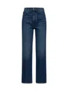 Khaite Abigail High Rise Cropped Straight Jeans In Archer