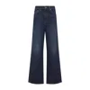 Khaite Womens Benson Bonnie Straight-leg Denim-blend Jeans