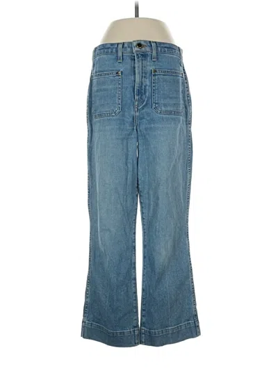 Pre-owned Khaite Jeans In Blue