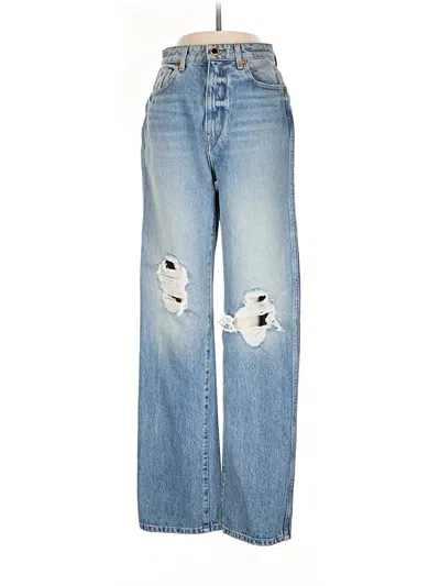 Pre-owned Khaite Jeans In Blue