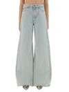 Khaite Light Blue Denim Dane Jeans<br/> In Blue
