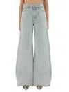 Khaite Light Blue Denim Dane Jeans<br/> In Blue