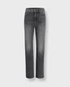 Khaite Belt Loop Jeans In Black
