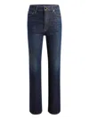 Khaite Danielle High-rise Straight-leg Jeans In Blue