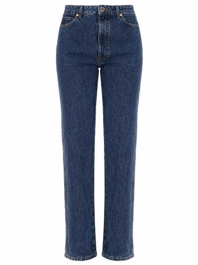 Khaite Danielle Stretch Jean In Blue