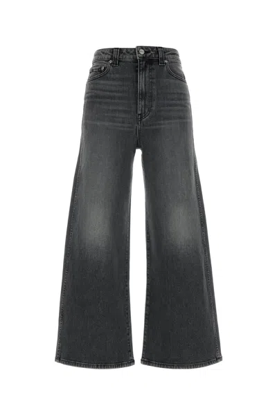 Khaite Black Stretch Denim Delina Jeans