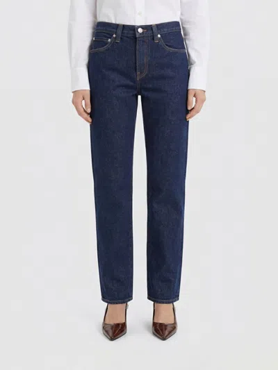 Khaite Straight Jeans In Blue