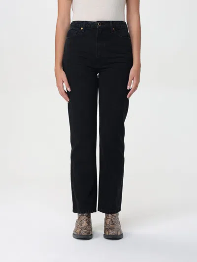 Khaite Dark Blue Cotton Jeans