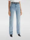 Khaite Blue 'the Danielle' Stretch Jeans In Denim