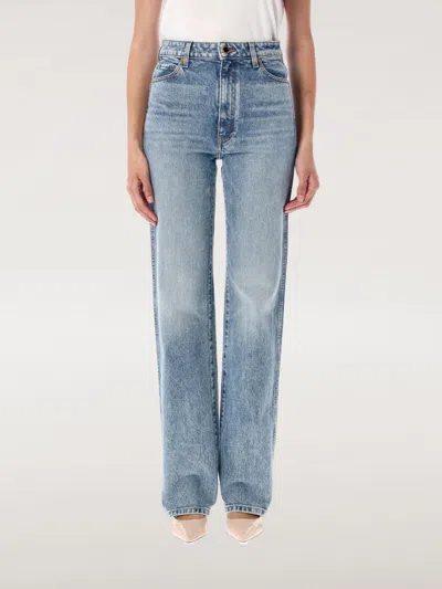 Khaite Jeans  Woman Color Gnawed Blue