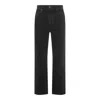 Khaite Belt Loop Denim Trousers In Black
