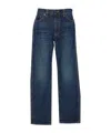 Khaite Jeans With Belt Loops In Blue