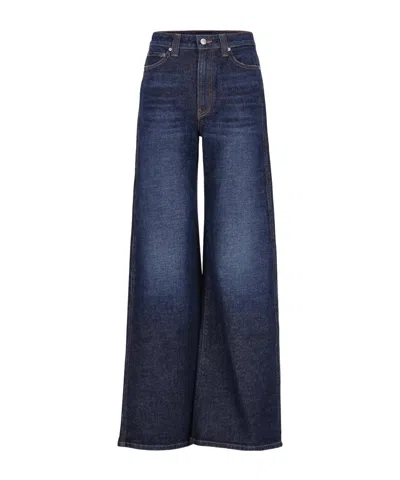Khaite Jeans With Belt Loops In Blue