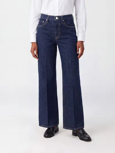 Khaite Jeans Woman Color Denim In Blue