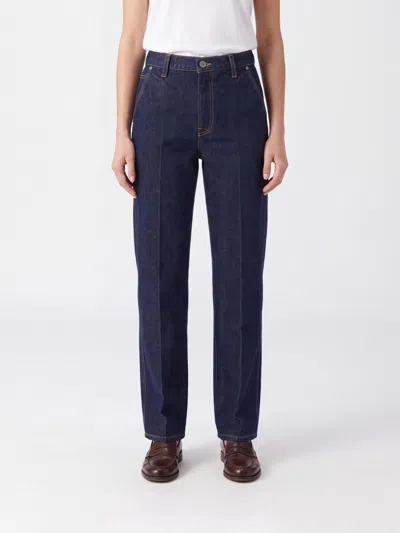 Khaite Jeans Woman Color Denim In Blue