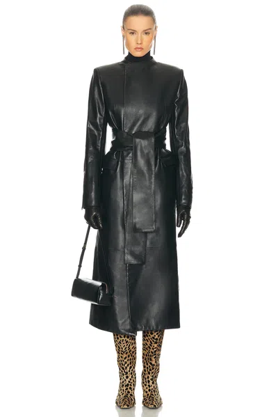 Khaite Jelson Coat In Black
