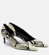 Khaite Jett Snake-effect Leather Pumps In Multi