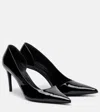 Khaite Jett D'orsay 85 Patent Leather Pumps In Black