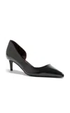 Khaite Jett D'orsay Leather Pumps In Black