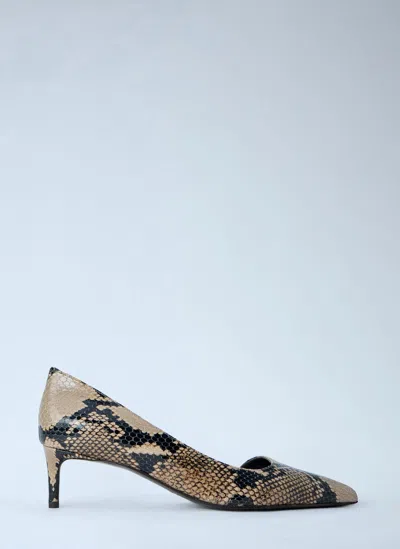 Khaite Jett D'orsay Low Pumps In Brown
