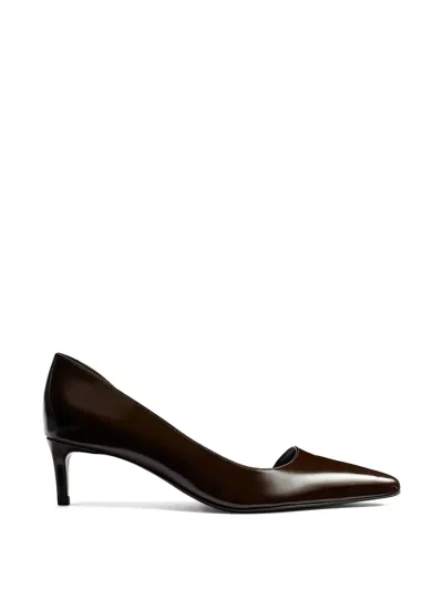 Khaite Jett D'orsay Low Pumps In Brown