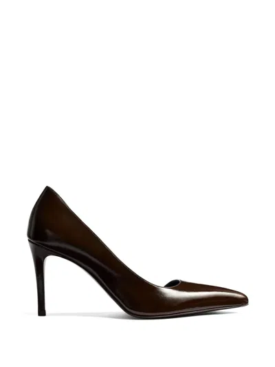 Khaite Jett D'orsay Pumps In Brown