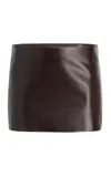 Khaite Jett Skirt In Brown