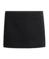 Khaite Jett Mini Skirt In Black