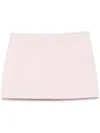 Khaite Jett Mini Skirt In Rosa