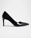 Khaite Jett Patent Leather Stiletto D'orsay Pumps In Black