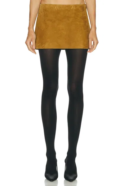 Khaite Jett Skirt In Brown