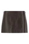Khaite Jett Skirt In Brown