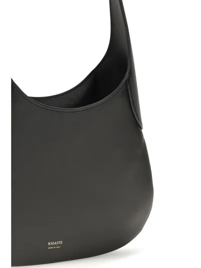 Khaite Joan Hobo Bag In Black