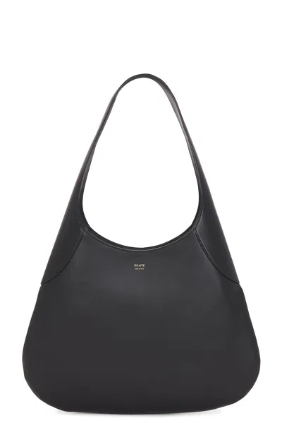 Khaite Joan Large Hobo Bag In Black