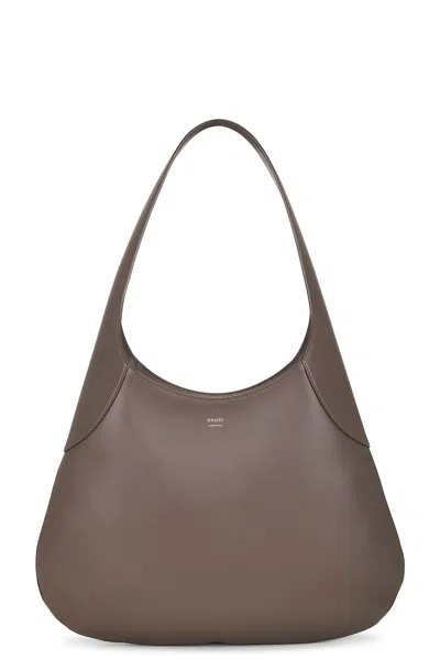 Khaite Joan Large Hobo Bag In Gray