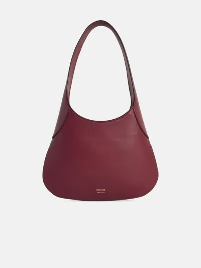 Khaite 'joan' 'oxblood' Small Burgundy Leather Bag