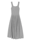 Khaite Jodie Square Neck Knit Dress