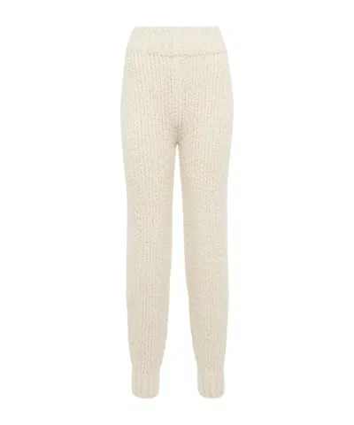 Khaite Josephine Sweatpants In White