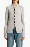 Khaite Josette Cashmere Cardigan In Dove