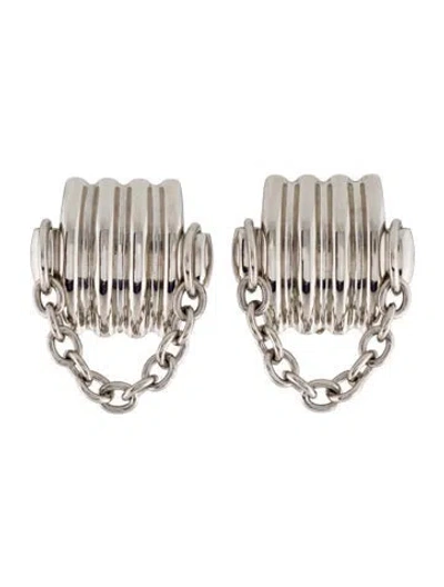 Pre-owned Khaite Julius Chain Earrings In Multi