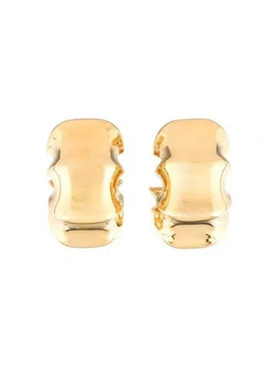Pre-owned Khaite Julius Loop Medium Hoop Earrings In Multicolor