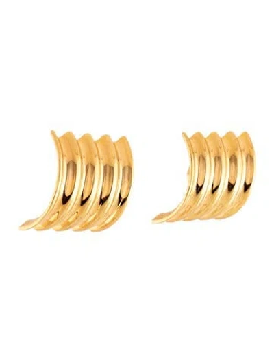 Pre-owned Khaite Julius Stud Earrings In Multicolor