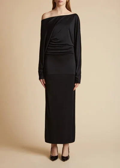 Khaite Junet Dress Clothing In Black