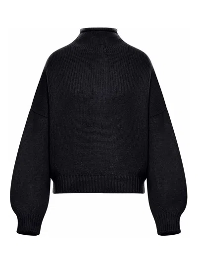 Khaite Juniper Cashmere Sweater In Black