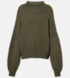 Khaite Juniper Cashmere Sweater In Green